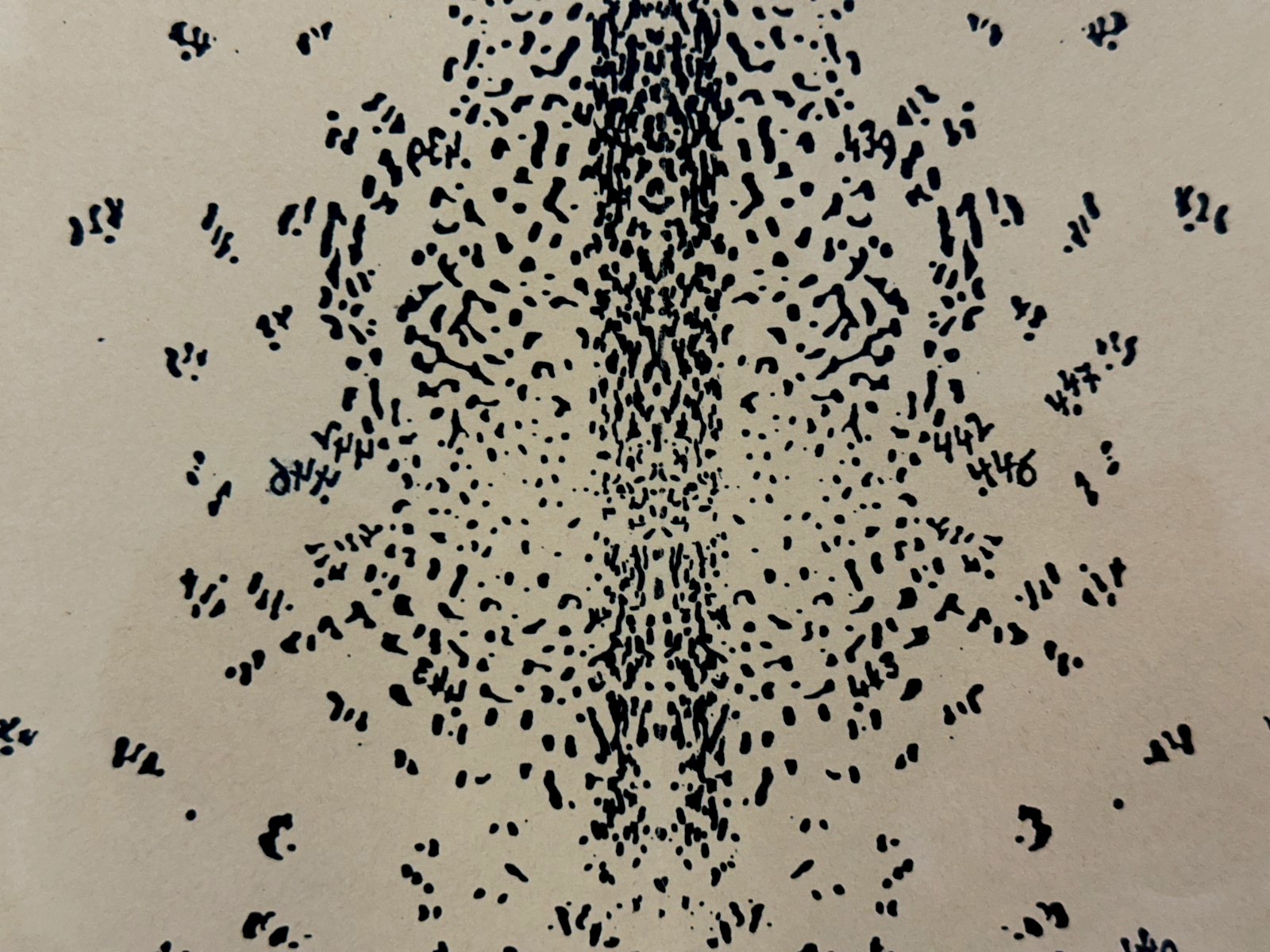 Georg Herold signiert – Originalgrafik 1997 – Auflage 46/50 – Abstrakt Modern2