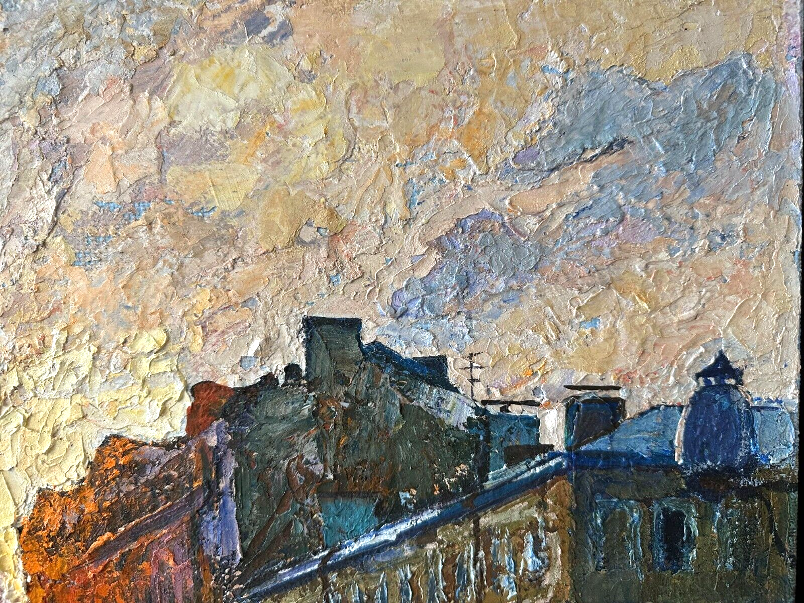 Öl auf Leinwand - Lisa Mikhailova - St. Petersburg Gribojedow-Kanal - signiert2