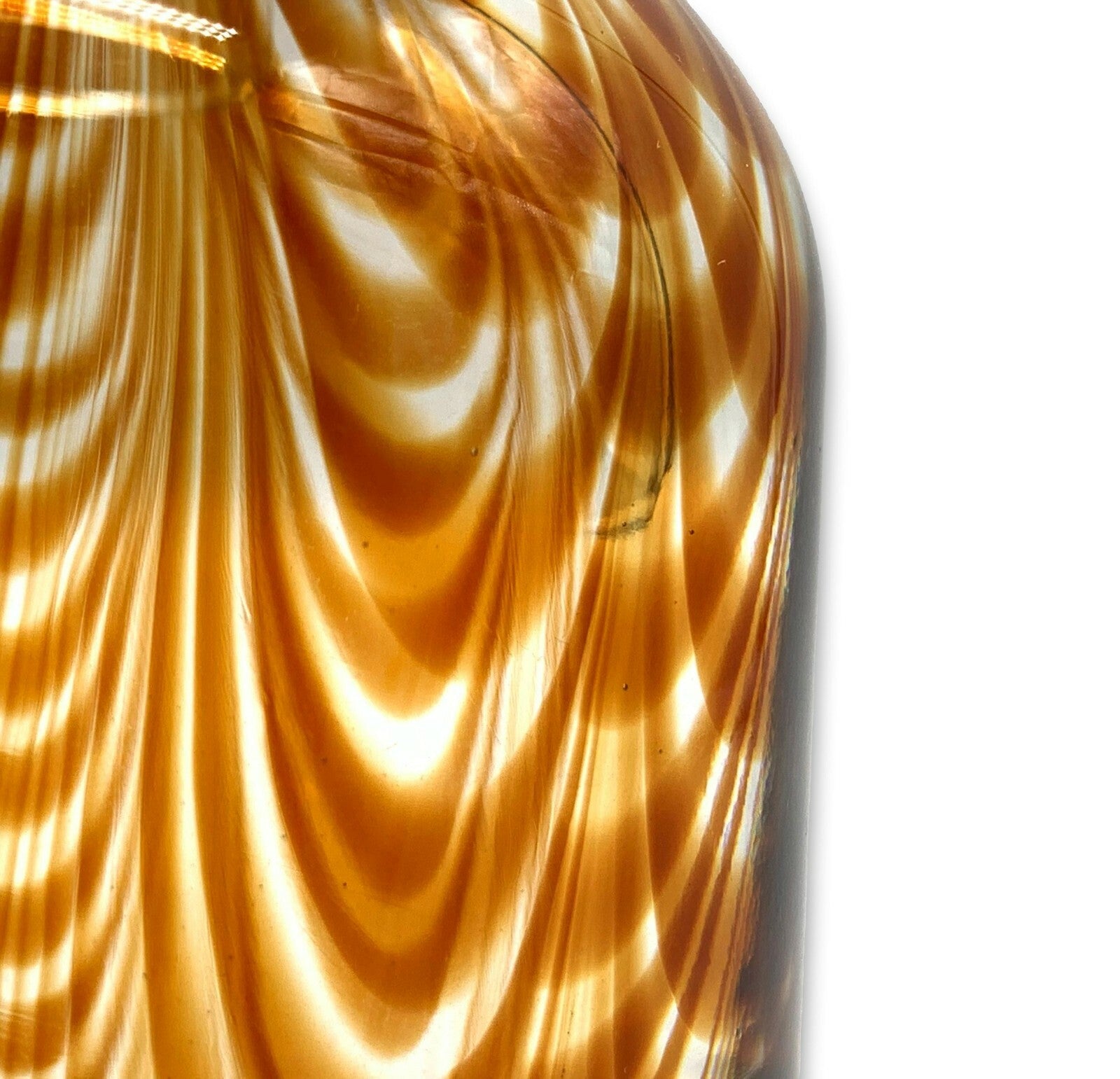 Murano Gino Cendese Vetri - Golden Fenicio - Amber - Karaffe mit Stopfen 4