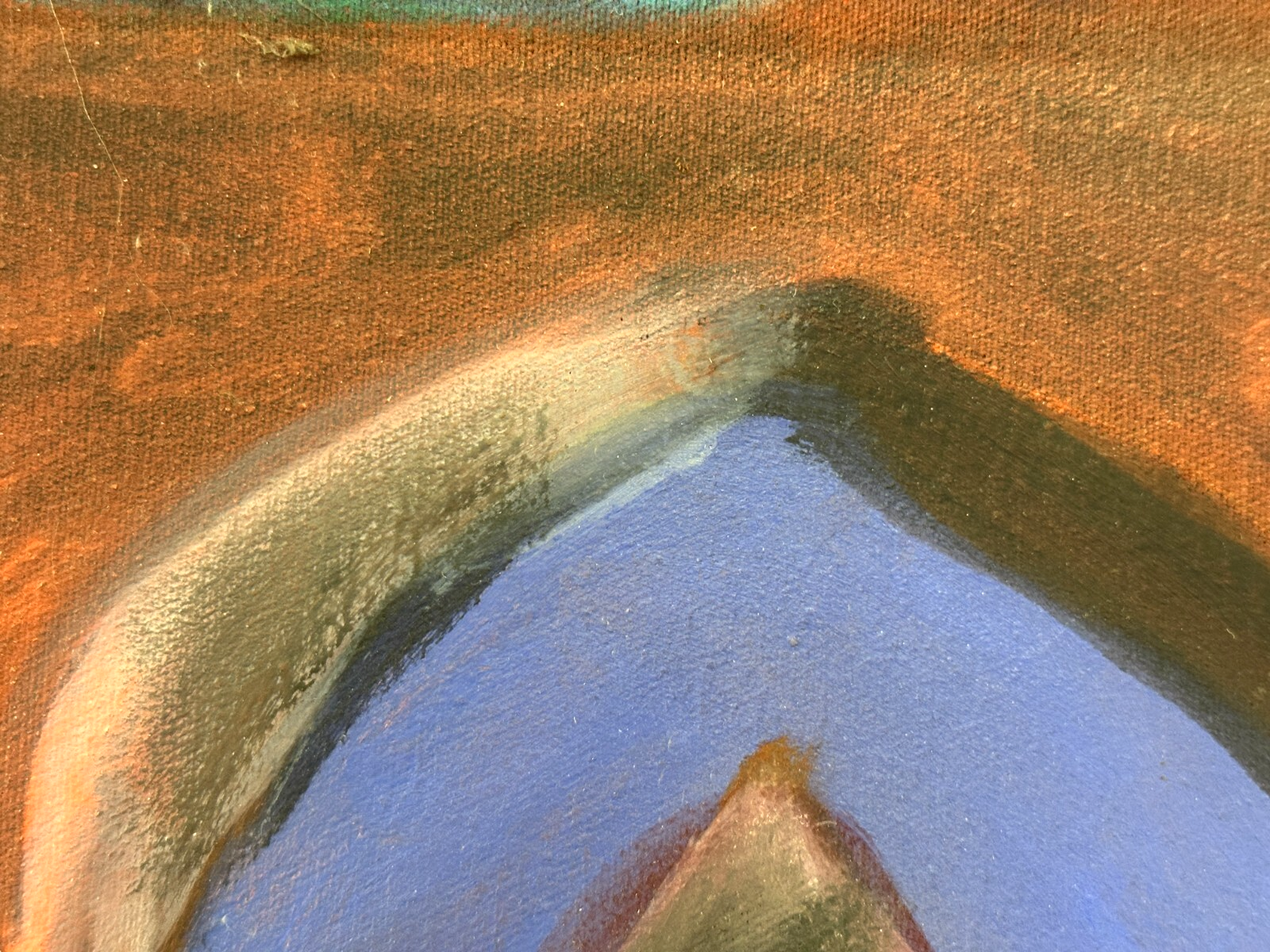 Ulla von Gierke (UvG) - 1986 – Abstrakte Komposition - Acryl auf Leinwand - sig4
