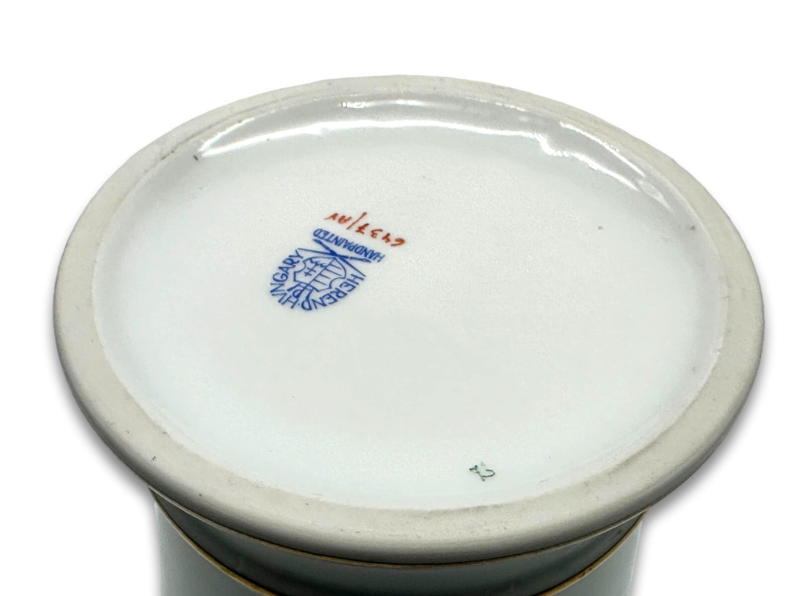 Herend 6437 AV - Trompetenvase Vase - Porzellan - Apponyi Green Handbemalt8