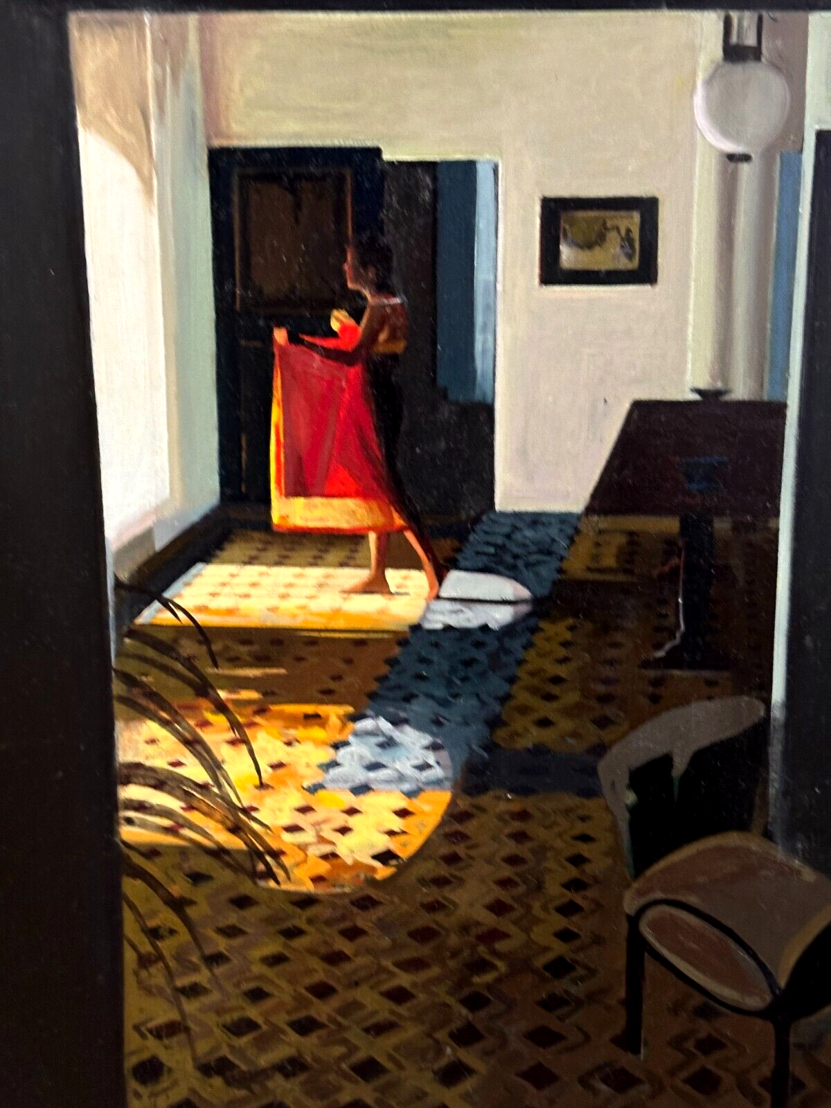 Behi Shamiri - Interno E Luce III - Öl auf Leinwand - gerahmt & signiert2