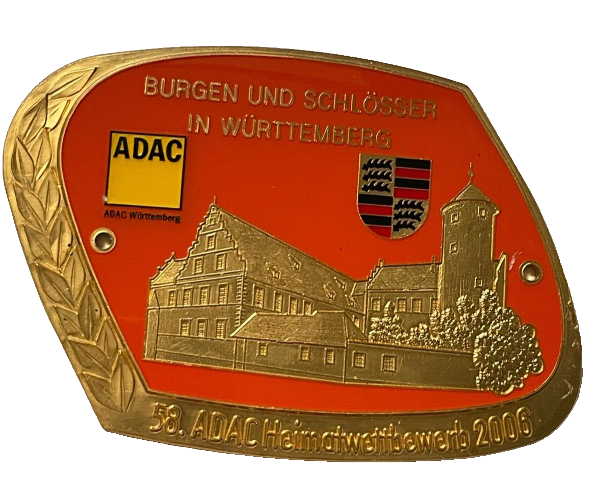 58. ADAC Heimatwettbewerb Württemberg 2006 Expedition Auto Plakette Car Badge0