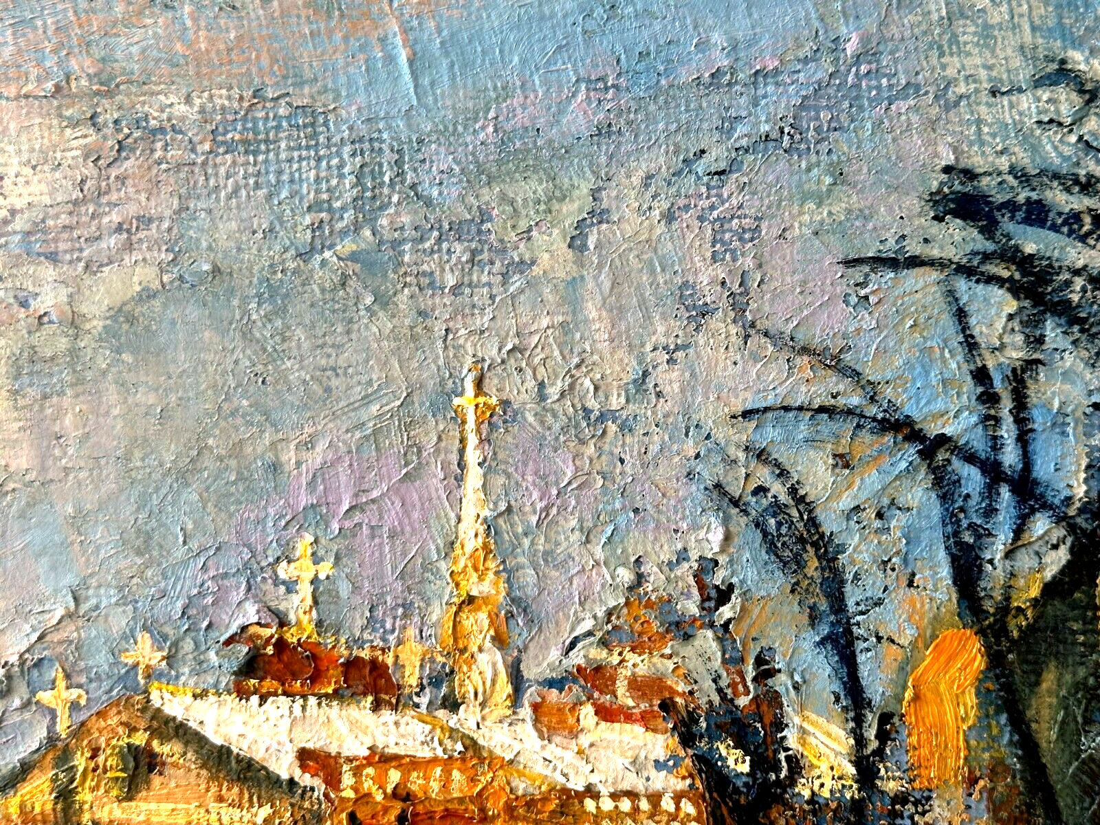 Öl auf Leinwand - Lisa Mikhailova - St. Petersburg Gribojedow-Kanal - gerahmt3