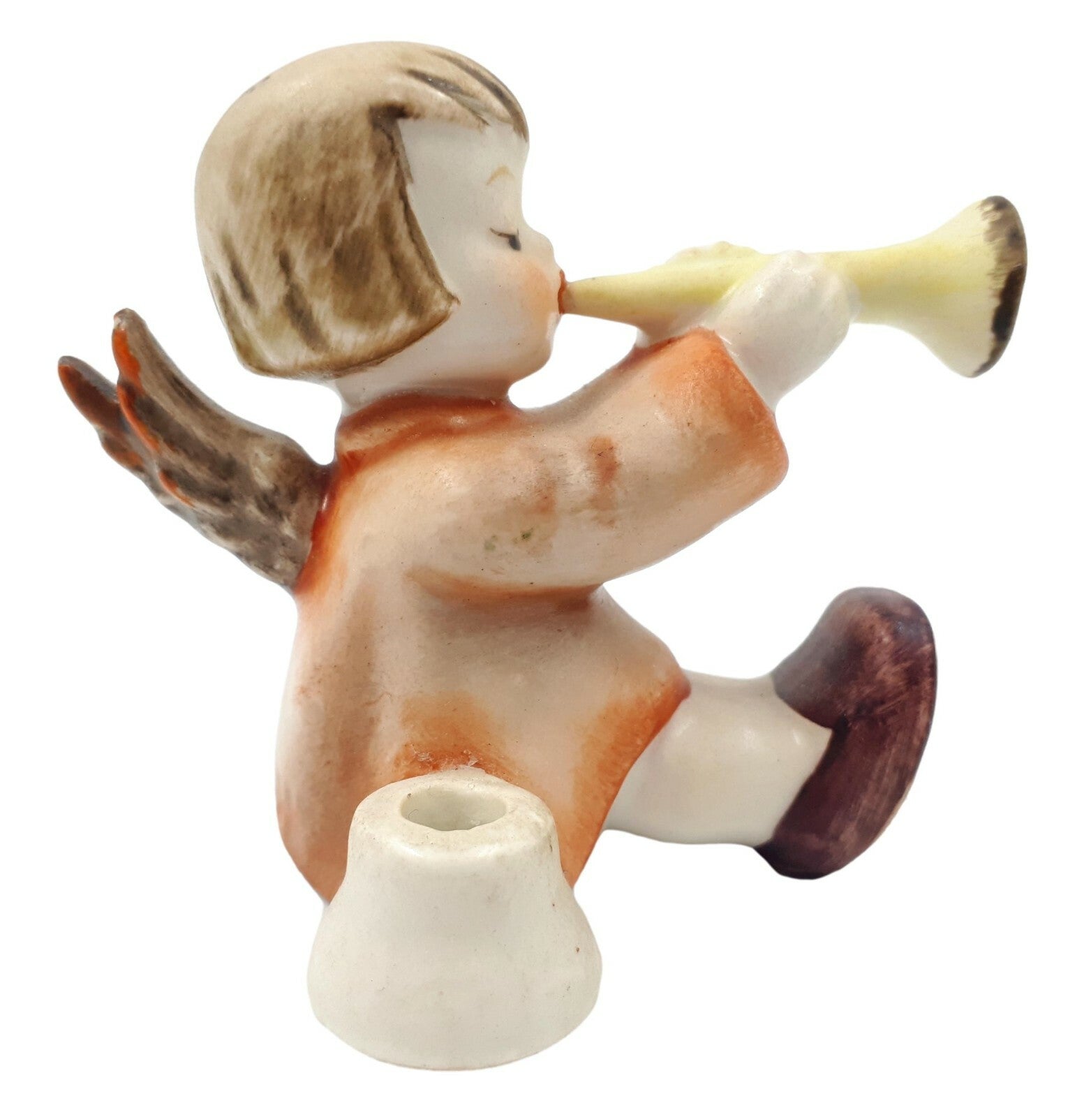 Goebel Hummelfigur - Modell 40 - Adventsengel mit Trompete Porzellan Sammelfigur2