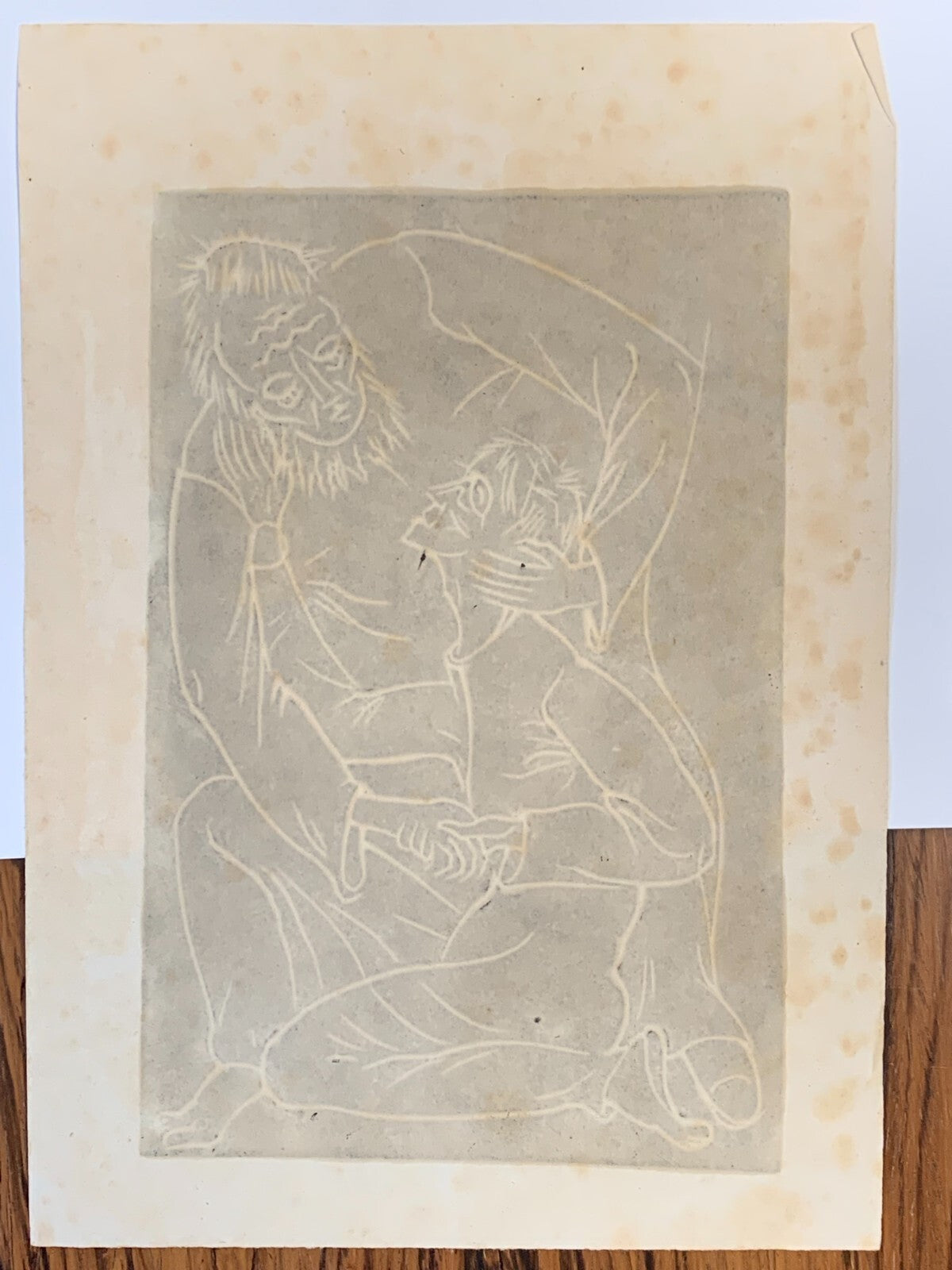 Lisa Hartlieb Rilke 1887-1951 - Expressionismus 1920 - Holzschnitt2