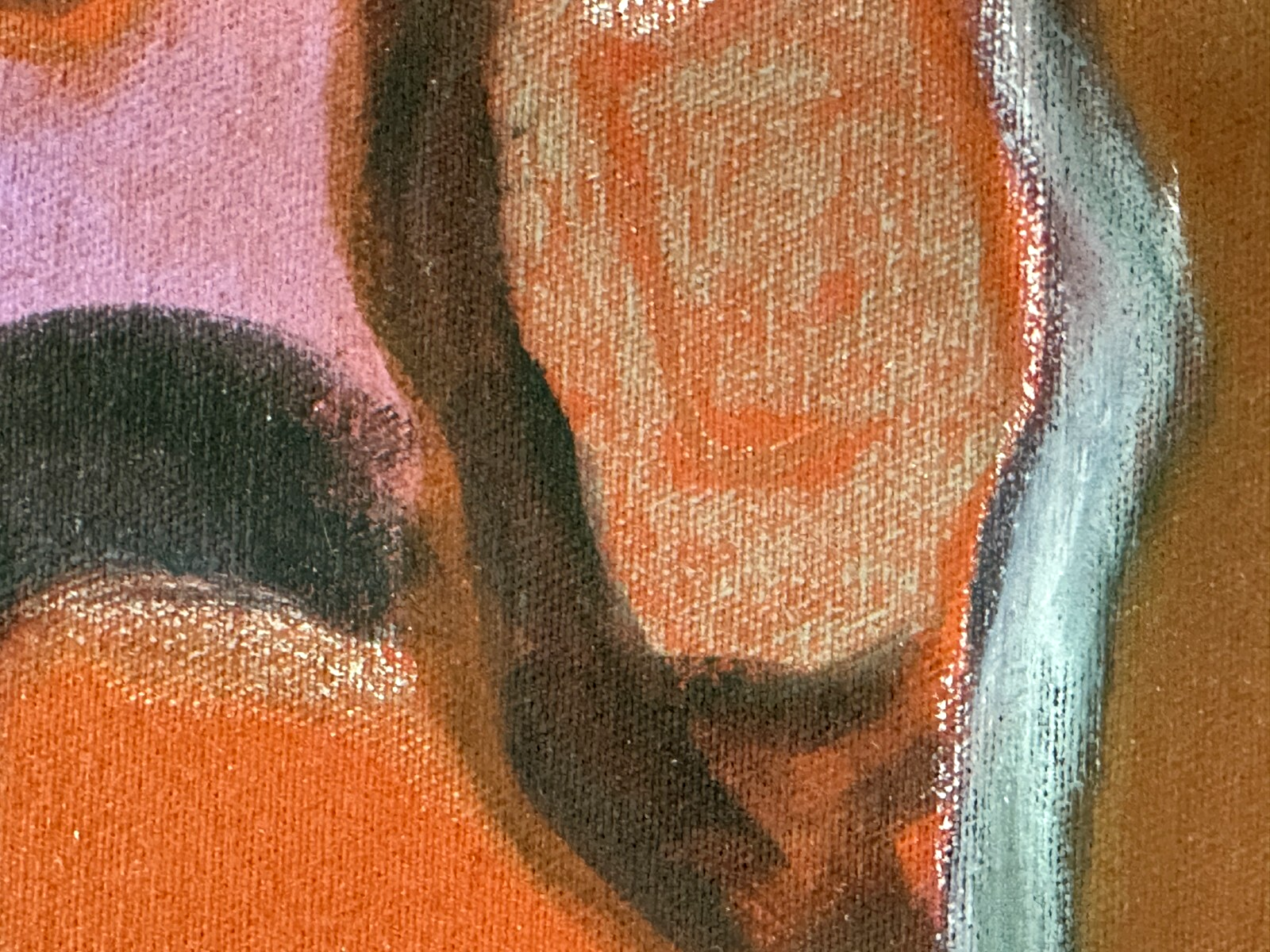 Ulla von Gierke (UvG) - 1986 – Abstrakte Komposition - Acryl auf Leinwand - sig6