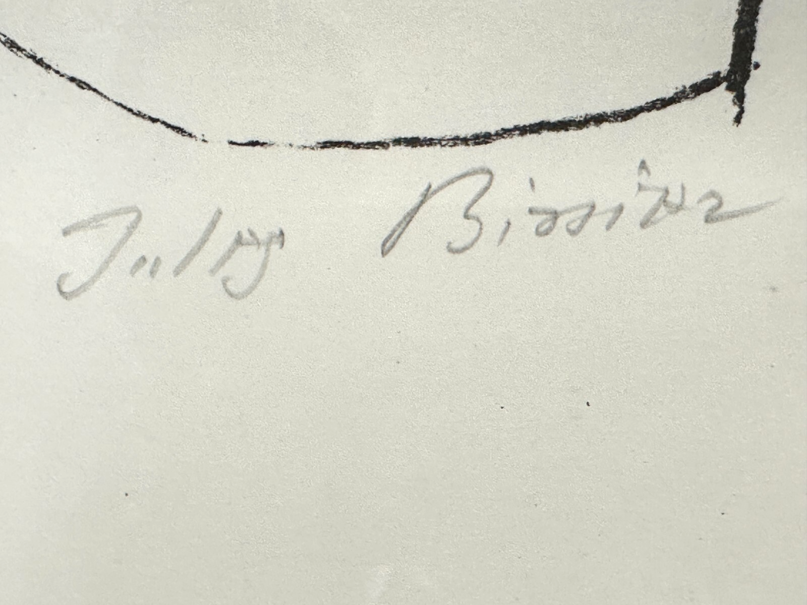 Julius Bissier (1893–1965) - sign. Lithografie – Stillleben modern - gerahmt6