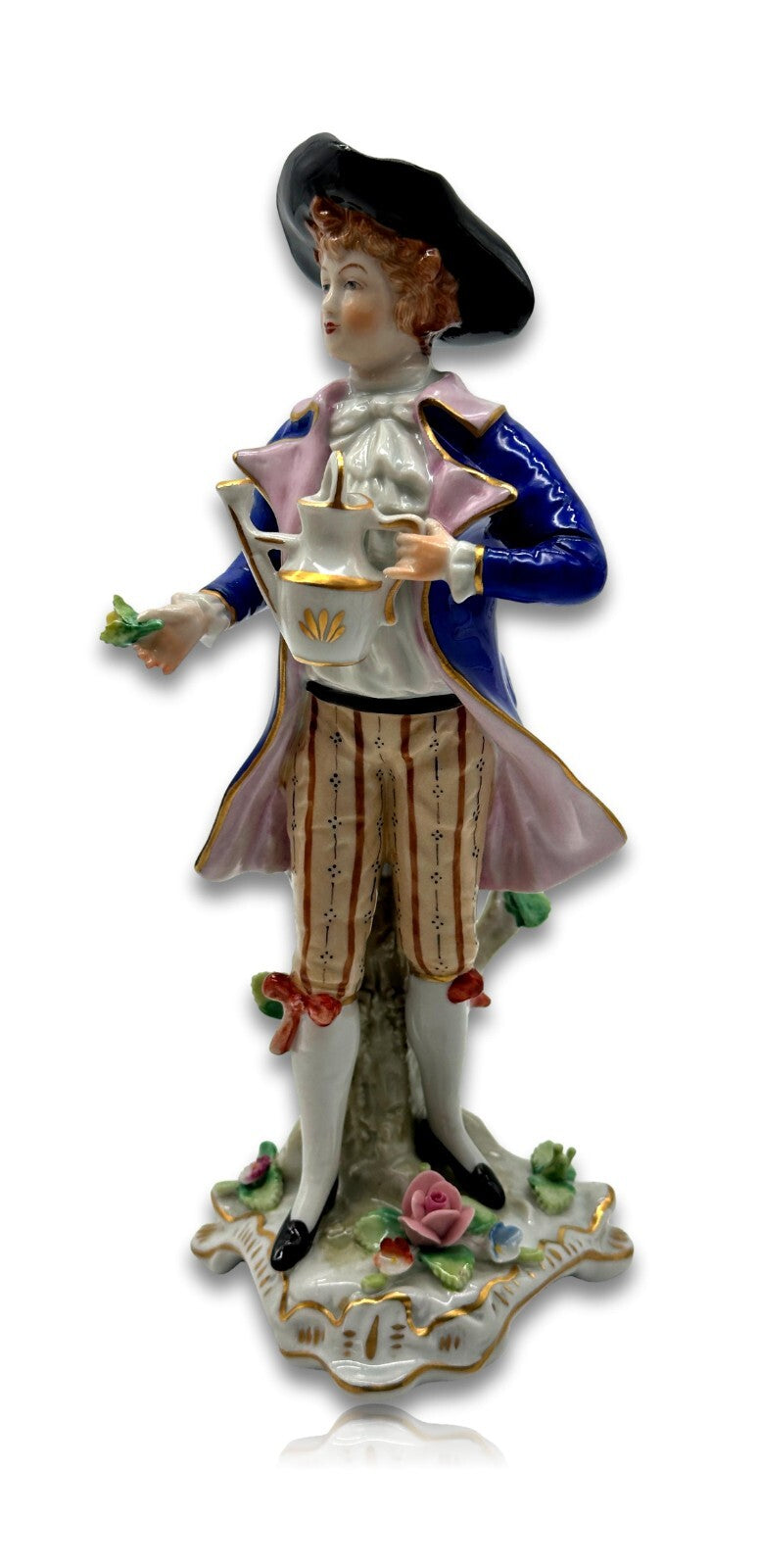 Sitzendorfer Porzellanmanufaktur - Gärtner Rokoko Porzellan - Porzellanfigur0