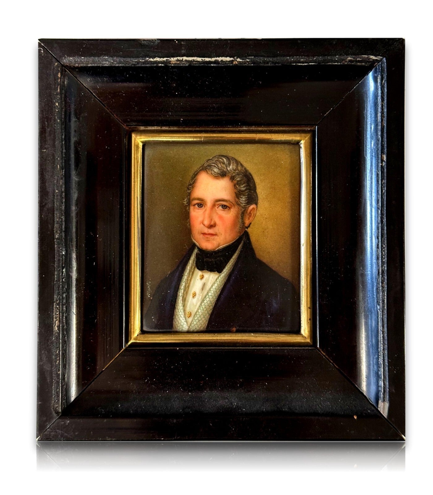 Miniatur Lupenmalerei 1840 - Johann Stern 1782-1858 - Signiert - Gerahmt0