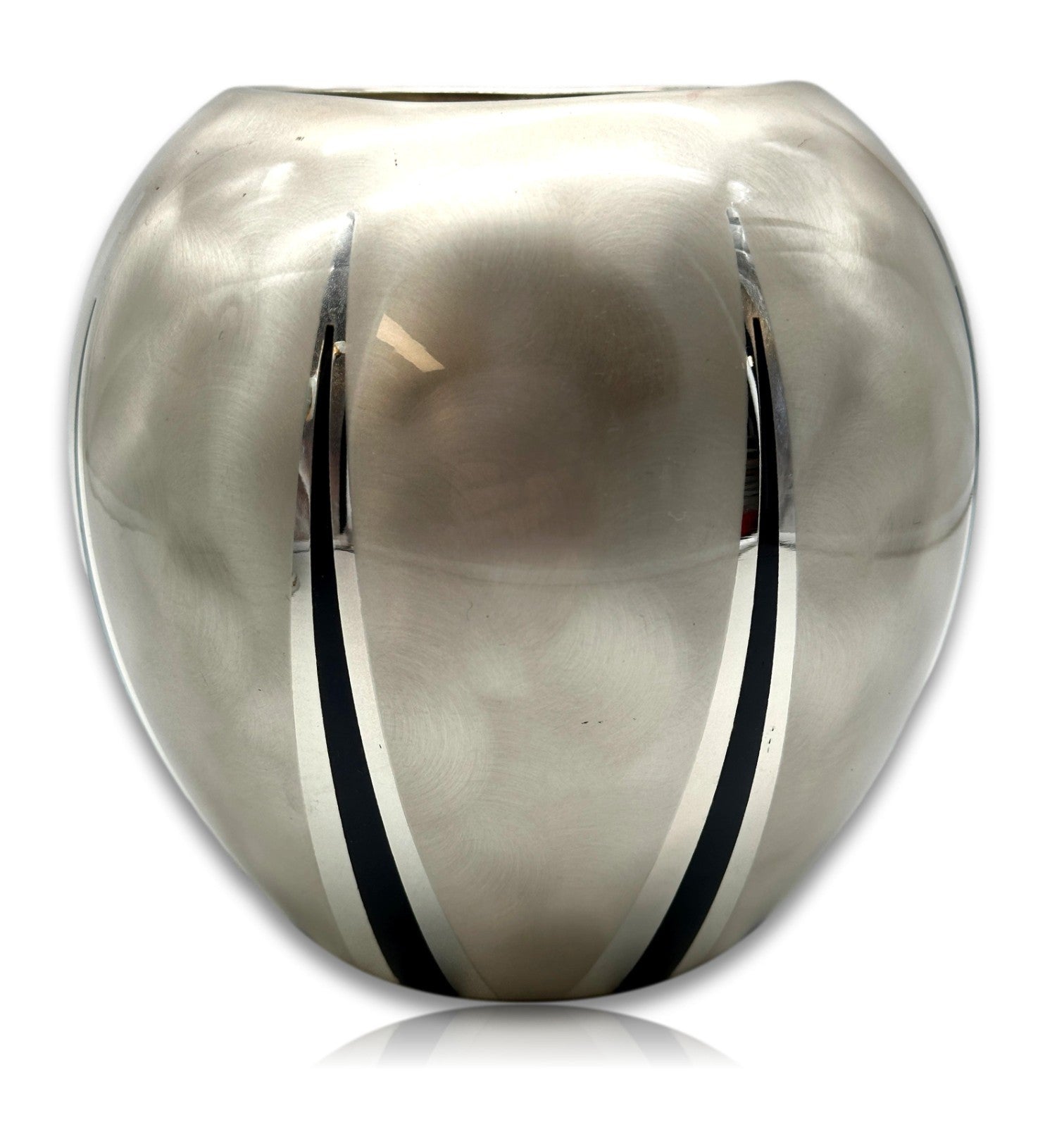 Art Déco - WMF IKORA - Vase versilbert (E.P. BRASS) - Turmmarke - ca. 1930er2