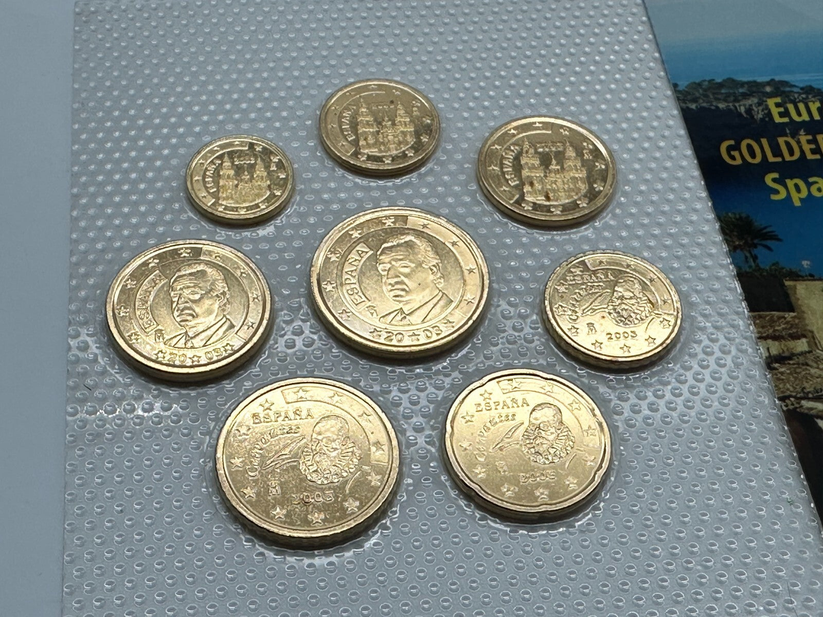 KMS Spanien - 2003 - Euro € 24ct Vergoldet - limt. Auflage 500 Stück3