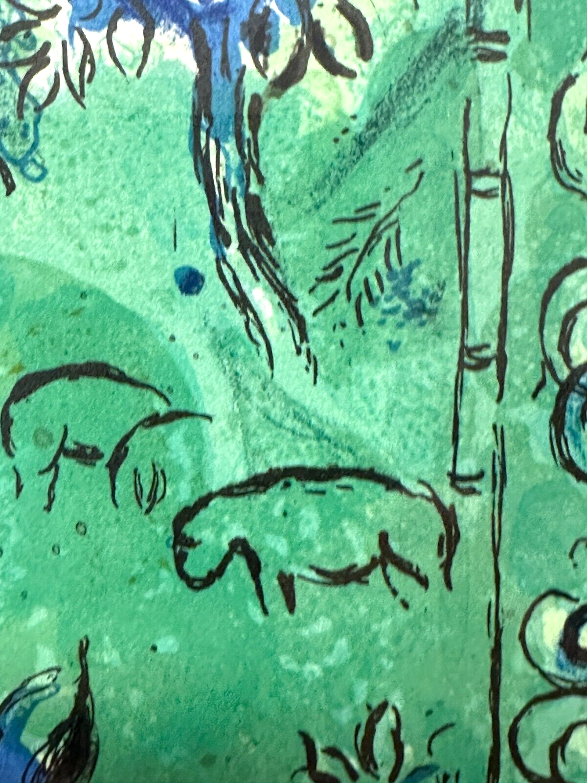 Marc Chagall 1887-1985 - Farblithographie - "La Tribu d' Issachar" - Zertifikat3