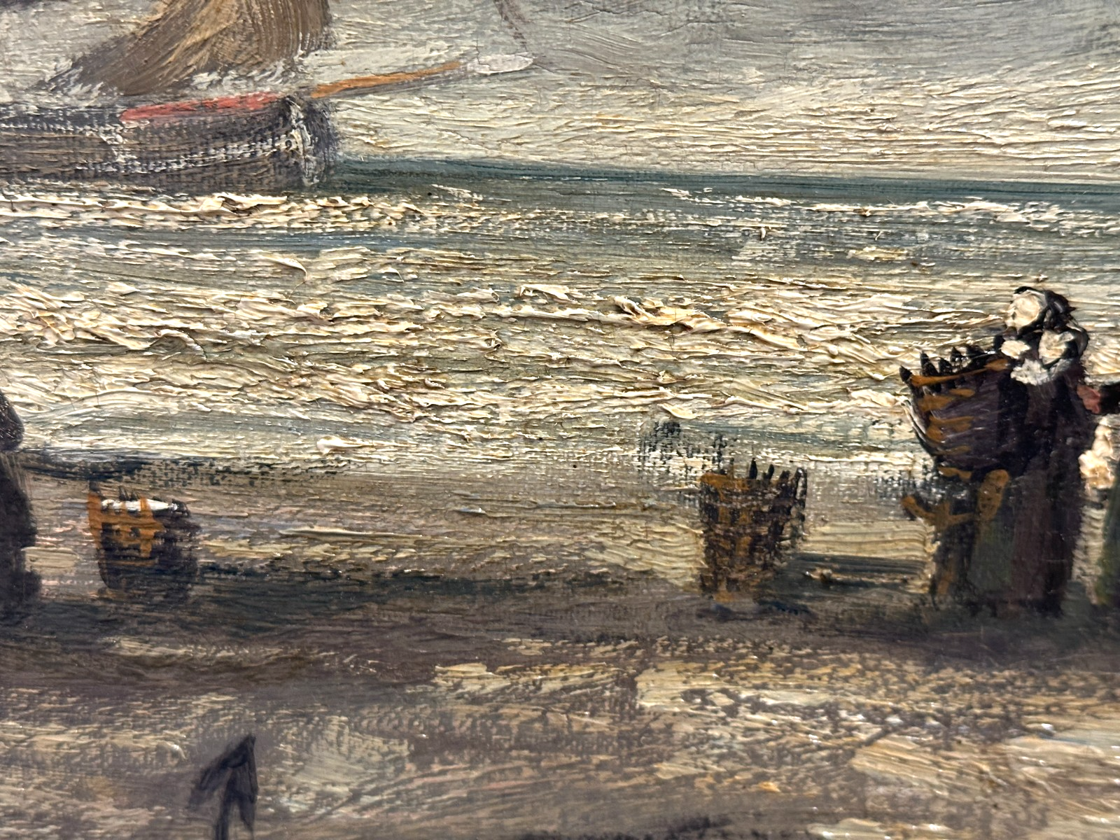 Niederländische Schule um 1900 – Fischerboote im Seegang - nach Hendrik W Mesdag4