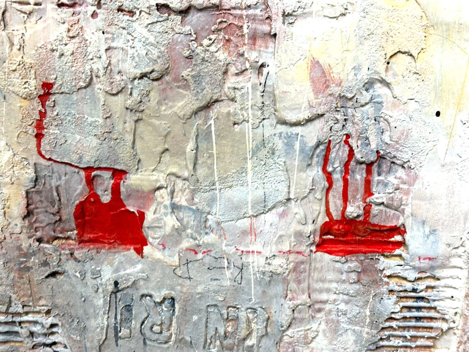 Nikola Zigon - Öl auf Leinwand Collage - Principle of Birth - gerahmt - signiert7