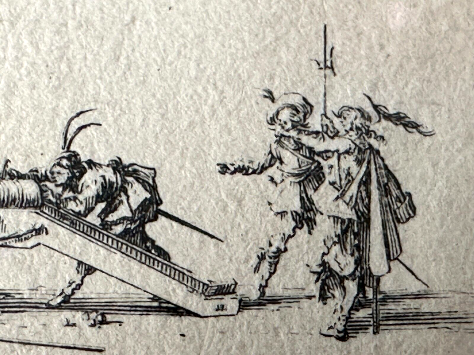 Jacques Callot 1592–1635 - Radierung ca 1635 - Abrichtung der Artillerie Knechte4