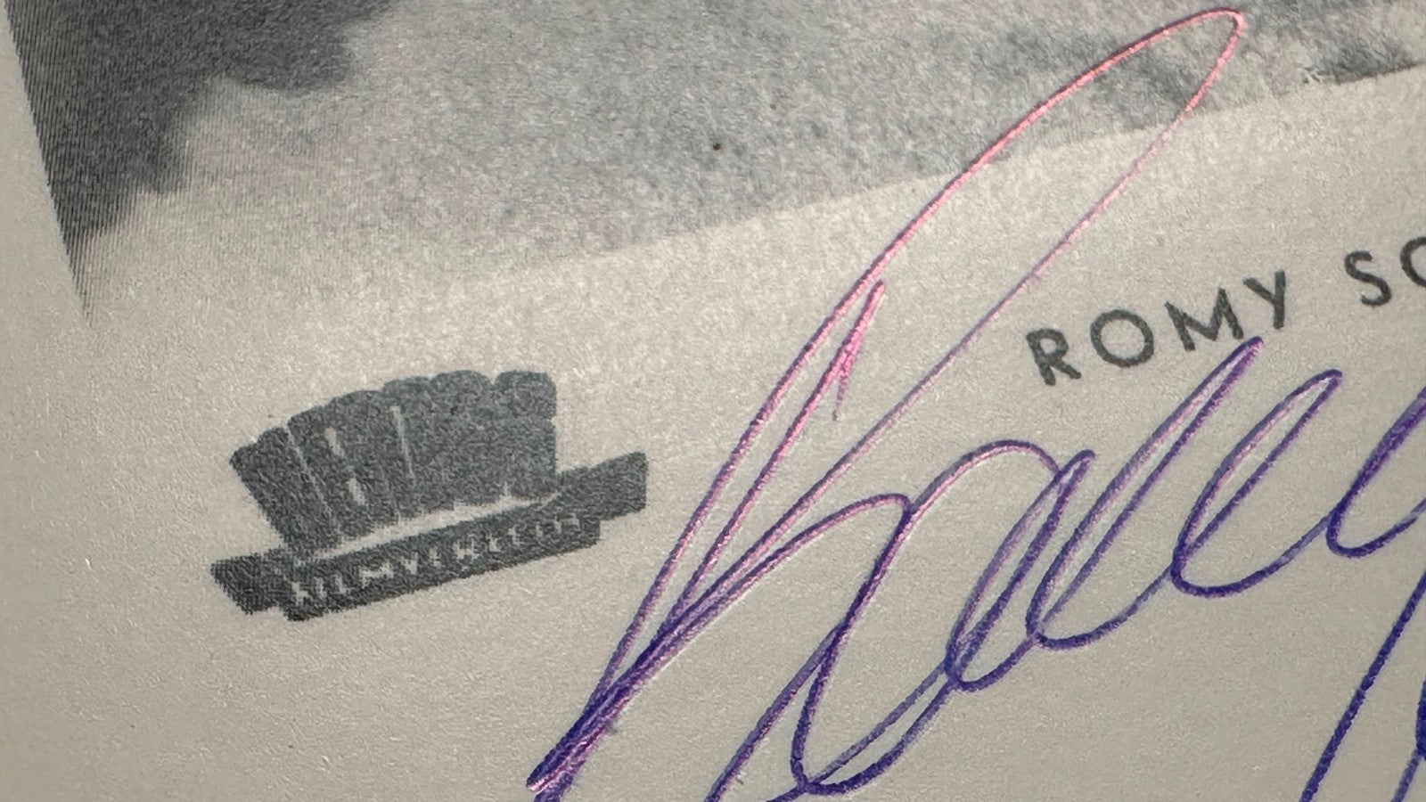 Romy Schneider Autogramm - alte Sissi Fotokarte - handsigniert Erma Herzog-Film1
