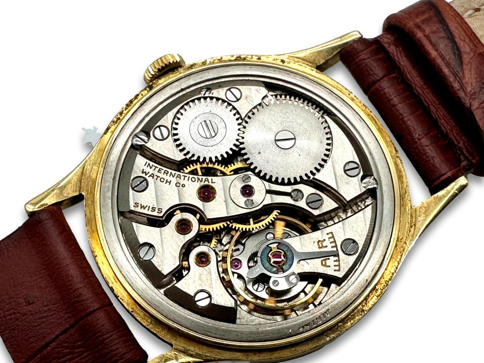 IWC Schaffhausen - Herrenuhr Aufzug - Cal. 86 - Bj 1948/49 - 18ct 750er Gold13