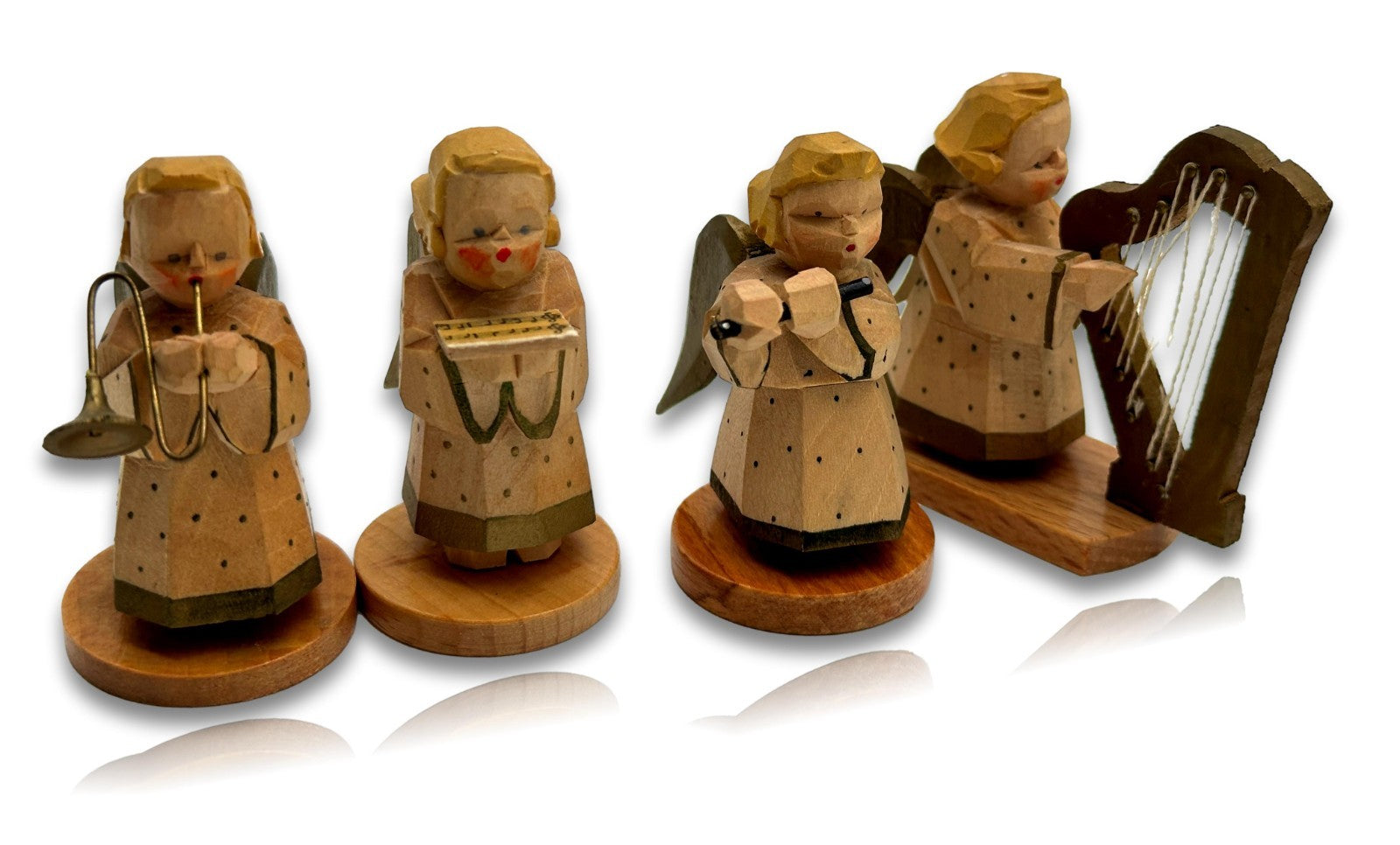 Schumann & Wagner Engel-Orchester Erzgebirge - 10 Figuren + Orgel - handbemalt1