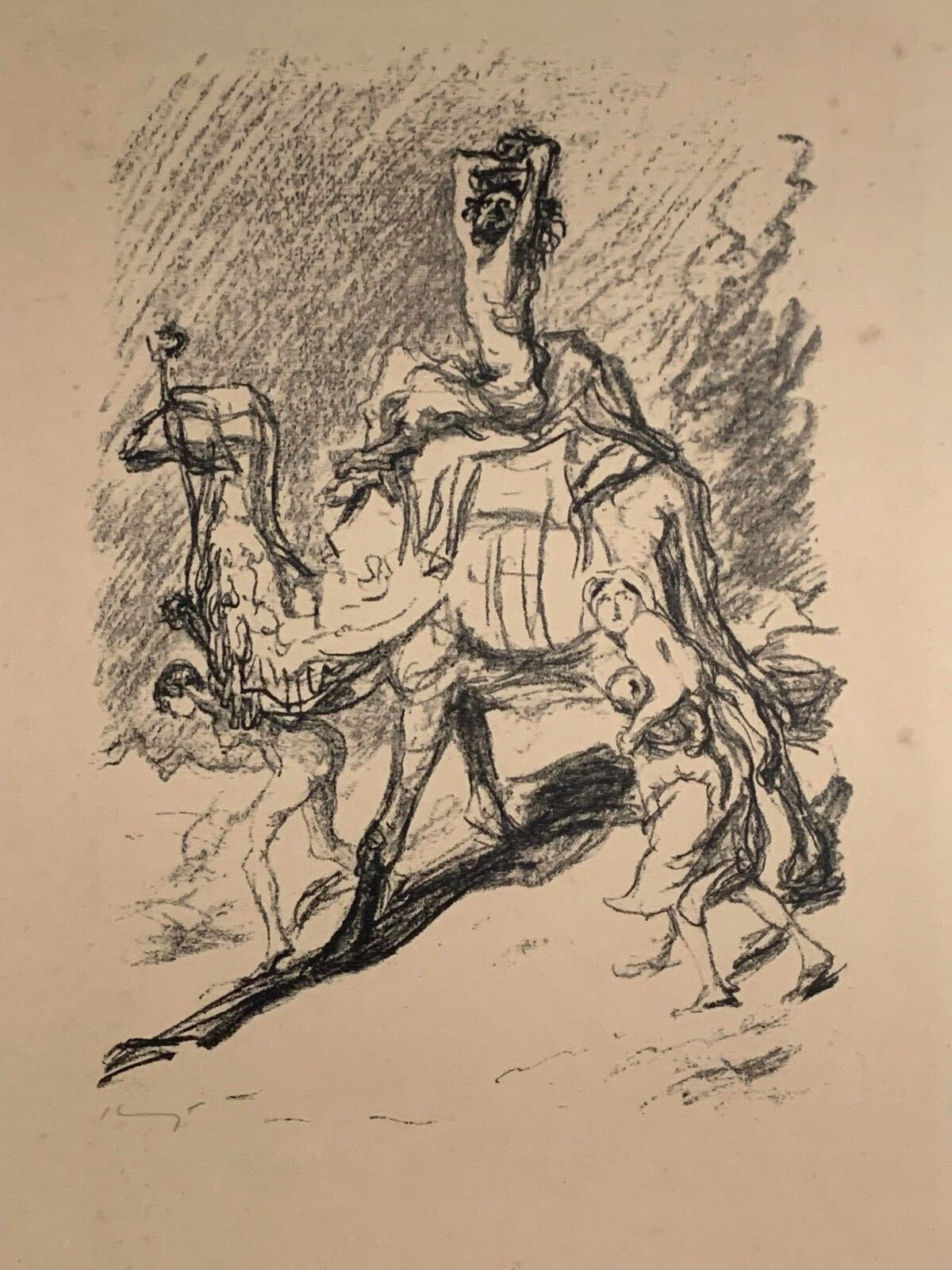 Max Slevogt 1868-1932 - Lithographie 1917 - Mohamed - signiert limitiert0