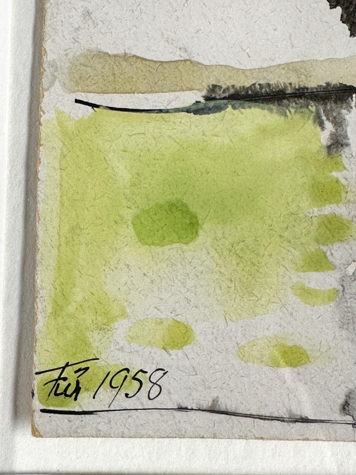 Hannah Höch - Wasserfarben Gouache auf Hartfaserplatte - 'Im innern des Baumes'3