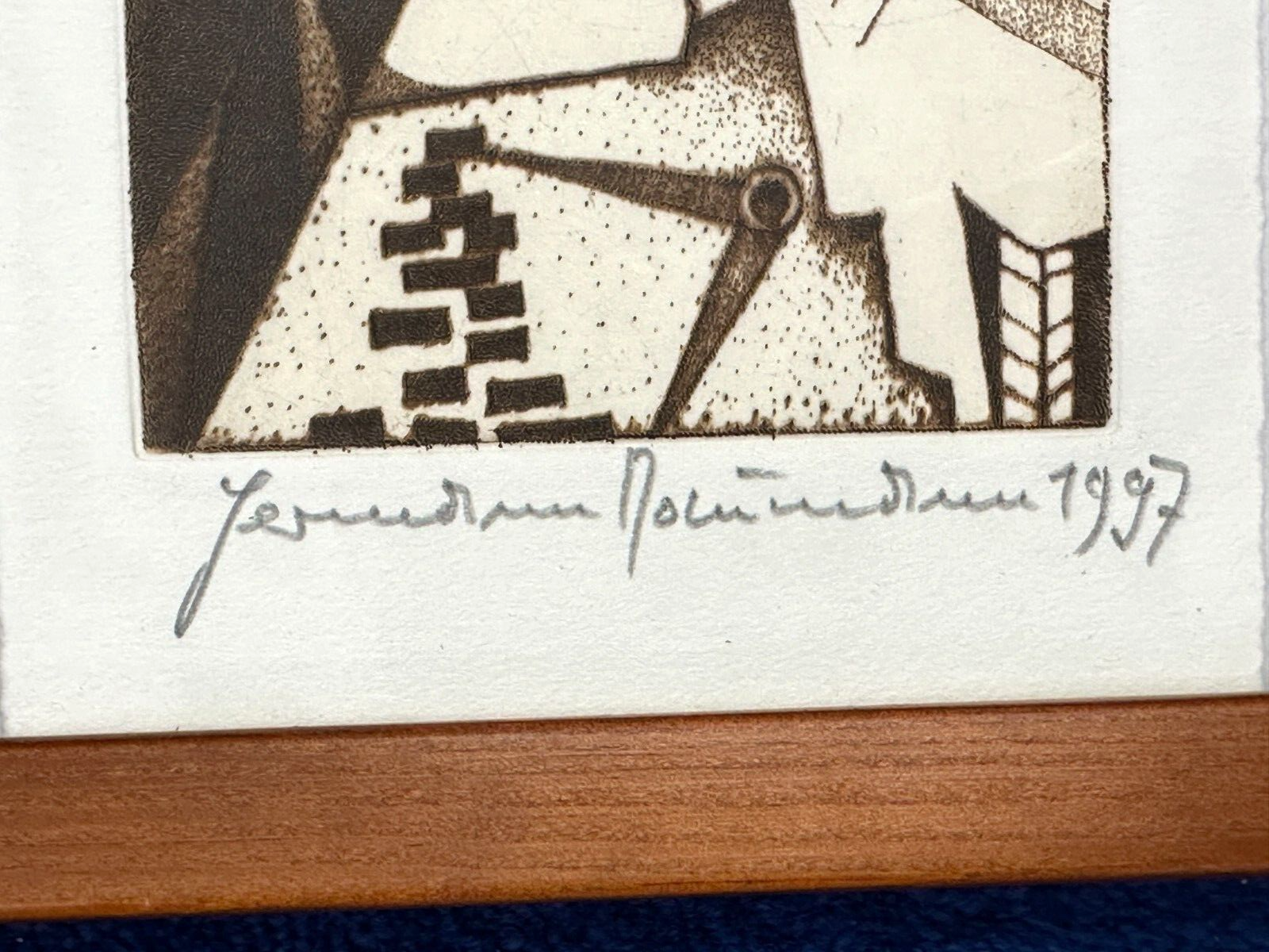 Hermann Naumann - Radierung aus dem Buch 'Die Kraft der Empfindlichkeit' - 19978