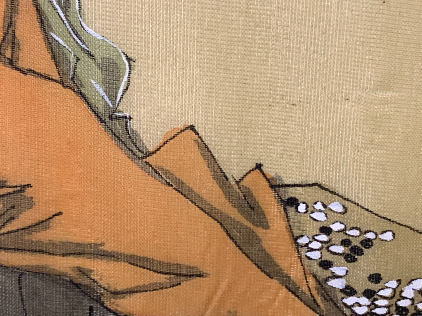 moderne chinesische Seidenmalerei nach ZENG FAN - Lu Zhishen - Zhong Kui - Xu Da6