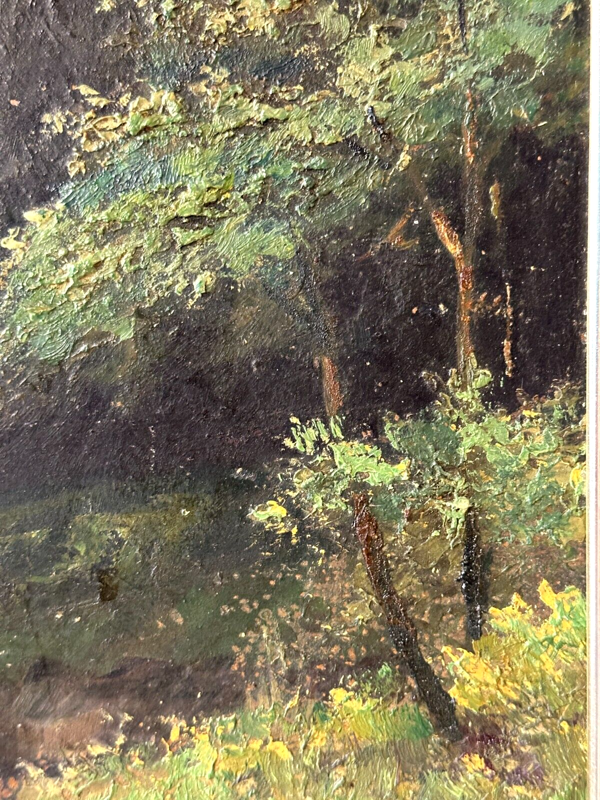 Wilhelm Mergenthaler 1878-? - Öl auf Karton - Berglandschaft - gerahmt signiert8