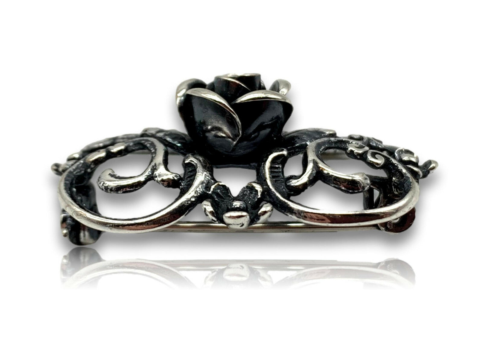 TEKA Theodor Klotz Pforzheim - Silber 925 - Brosche - Rose3