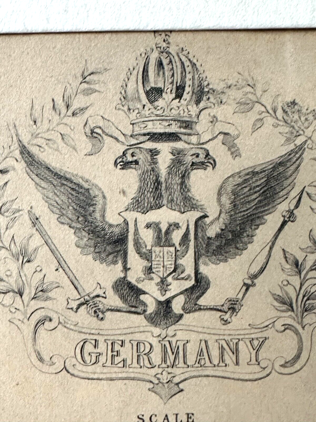 Landkarte Germany Deutschland 1853 - Stahlstich mit Städteansichten - J. Rapkin14