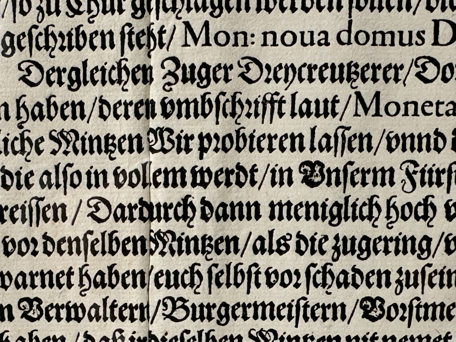 Einblattdruck - Ludwig Herzog von Württemberg - 1569 - Warnung vor Falschgeld9