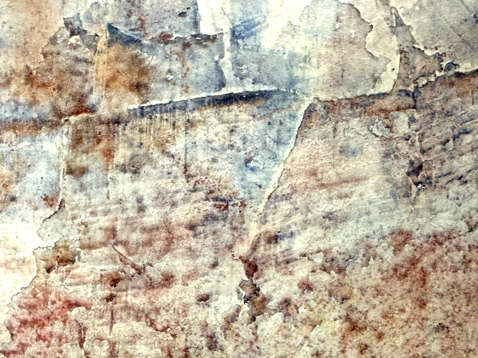 Jesus Iraizoz - Mixed Media - Abstrakte Komposition Ölfarbe - signiert gerahmt7