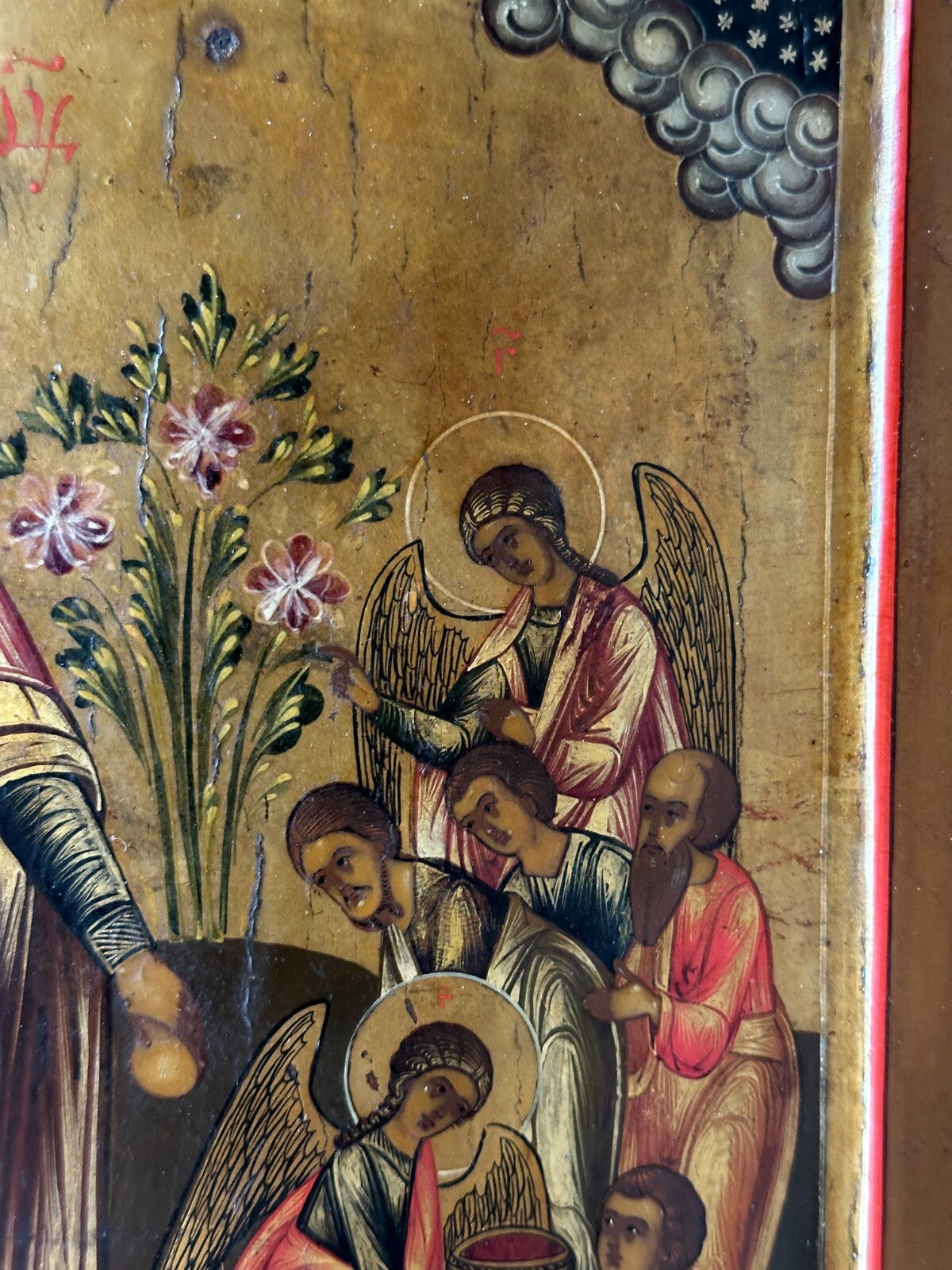 Ikone Gottesmutter ‚aller betrübten Freunde‘ - Russland um 1800 - Eitempera Holz6