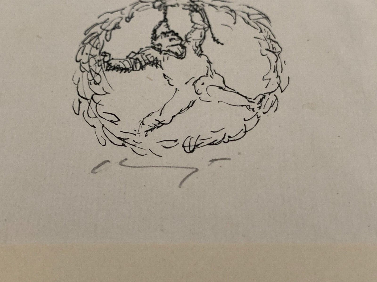Max Slevogt 1868-1932 - Lithographie - Szenische Illustration - signiert 3