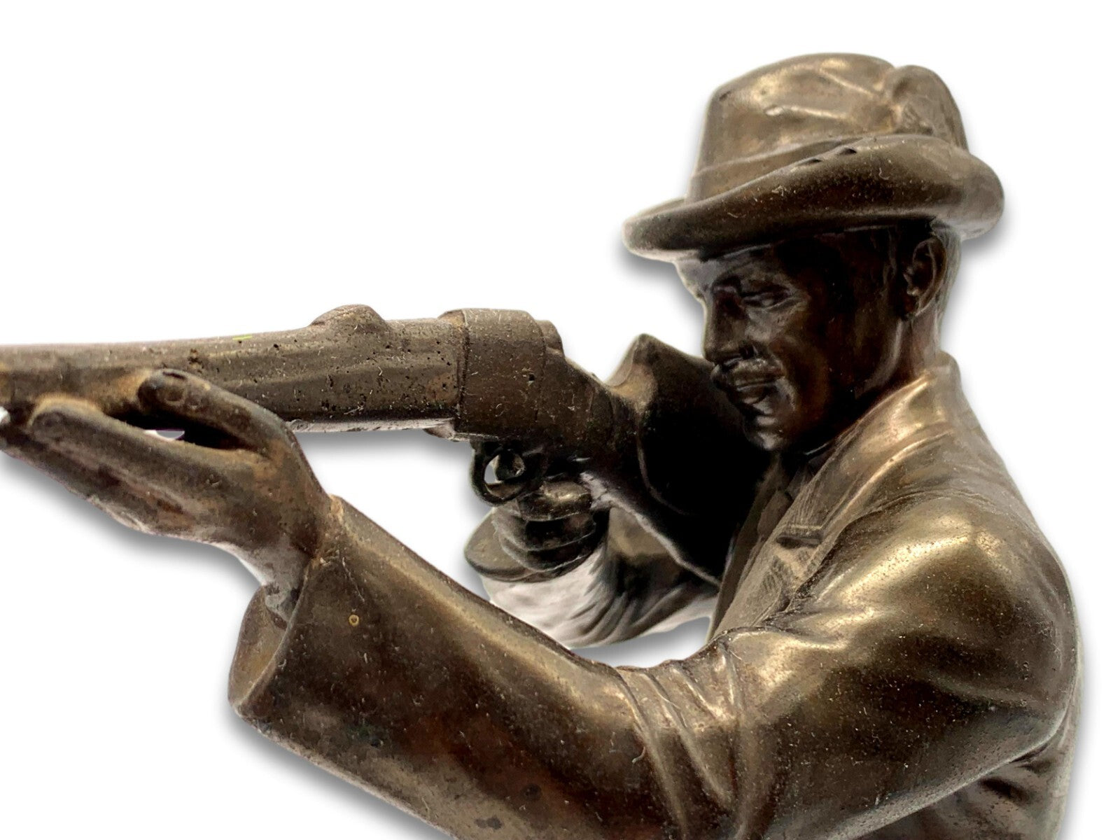 'Schütz' - Galvano Bronze Figur Skulptur Plast - Marmorsockel - ca. 1910/19208