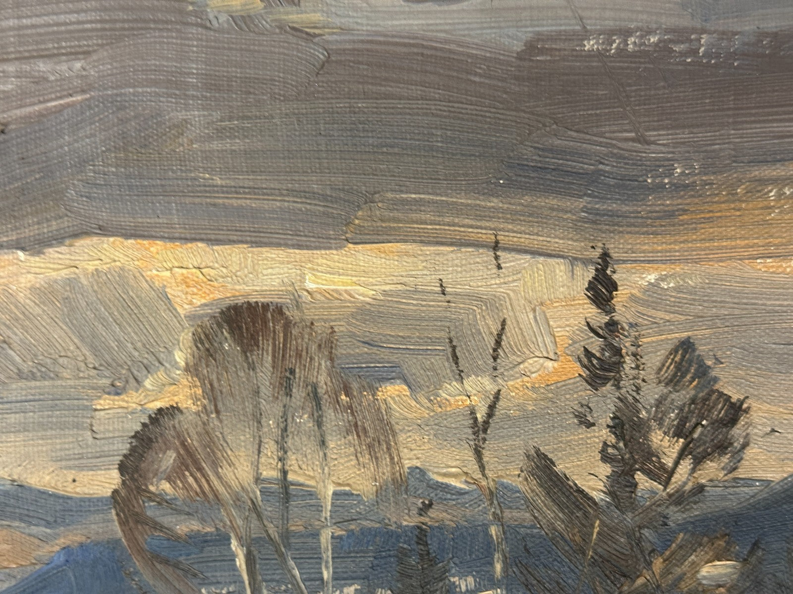 Hermann L. Umgelter (1891–1962) – "Talblick" - Öl/Leinwand - signiert - gerahmt4