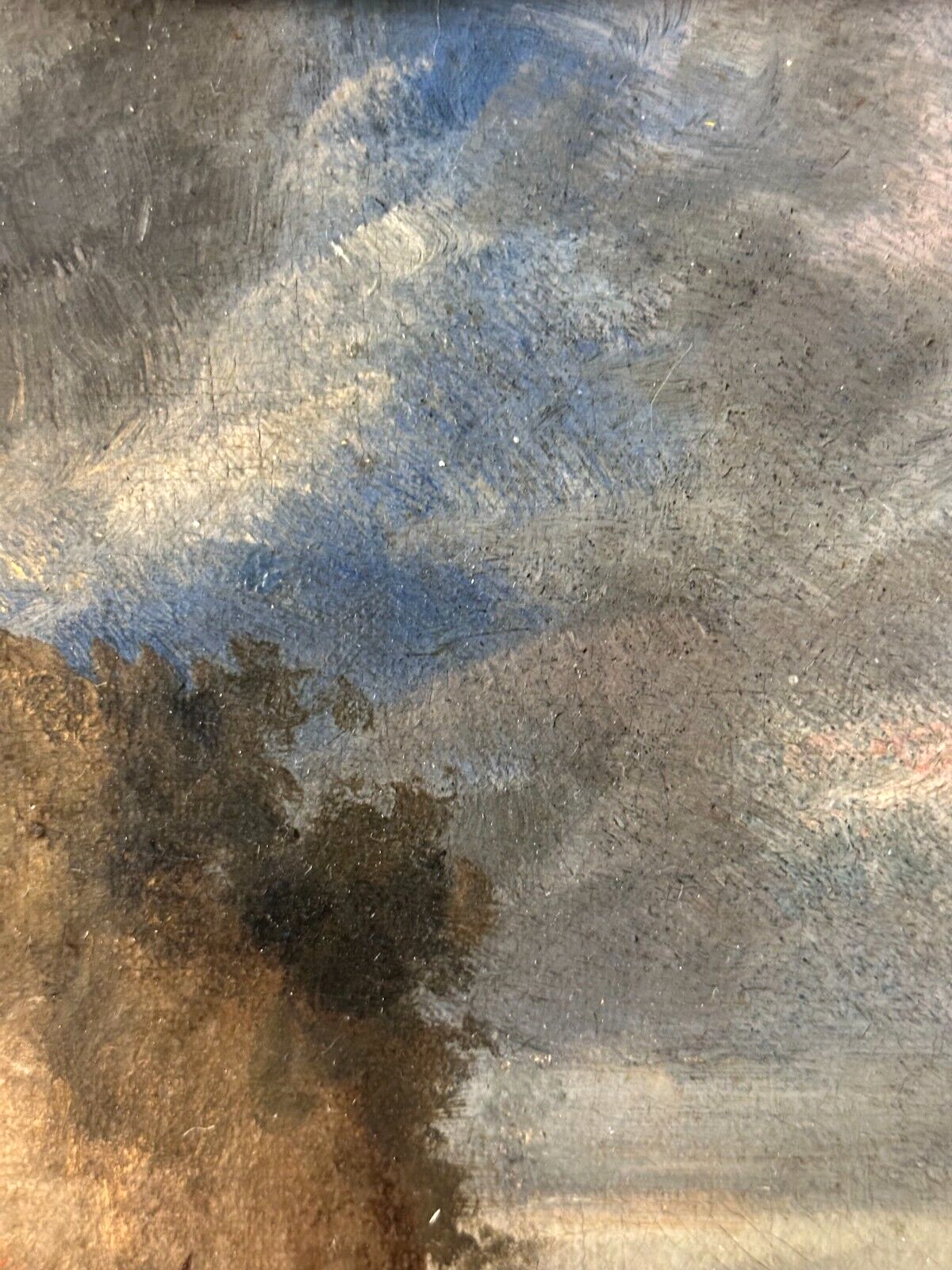 Öl auf Leinwand - Clement Pruche 1811–1890 - Straßenmusiker 1836 - signiert7