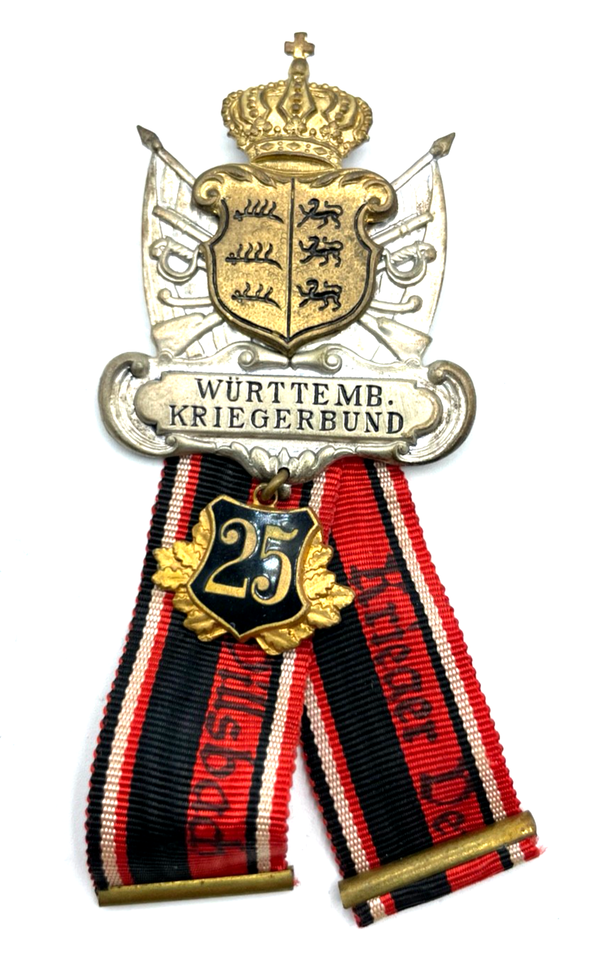 Württemberg Kriegerbund Willsbach Mitglied Abzeichen 25 Jahre WK I Ehrenzeichen0