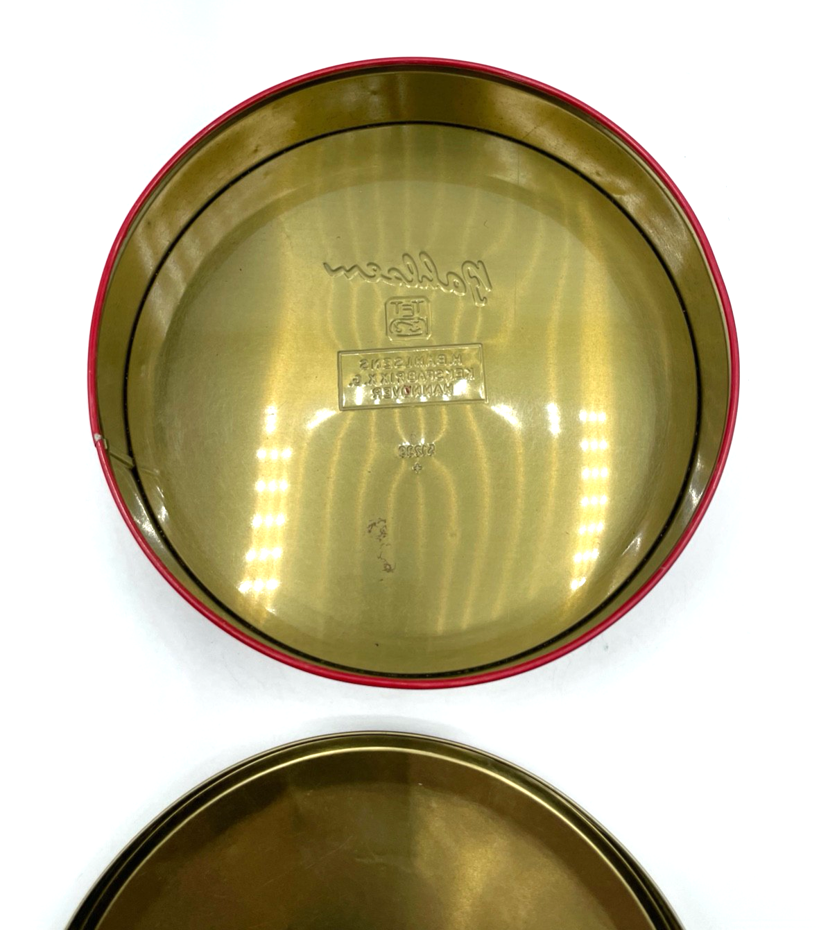 Antik runde Bahlsen Blechdose Keksdose Bauhaus Design Ø H 4,3 cm gepflegt6