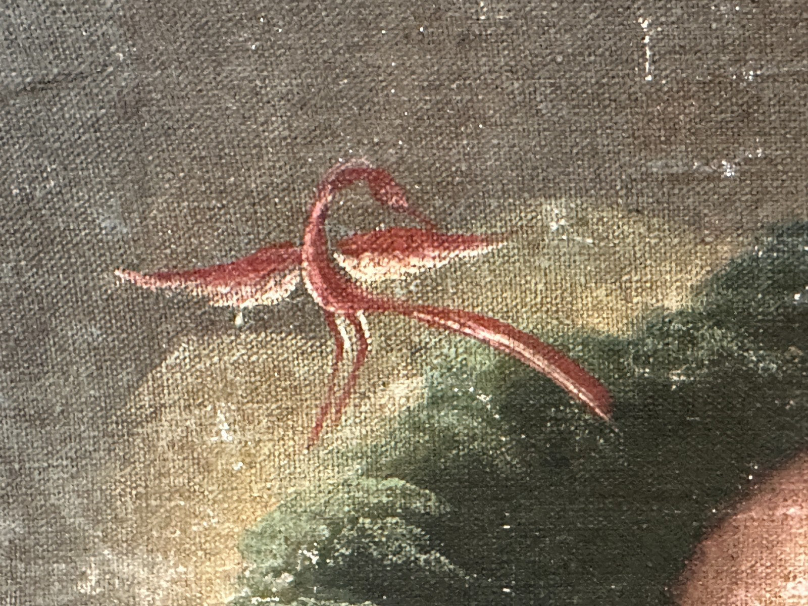 Kolonialgemälde um 1750 – Erzengel Raphael – Cusco-Schule – Öl auf Leinwand14