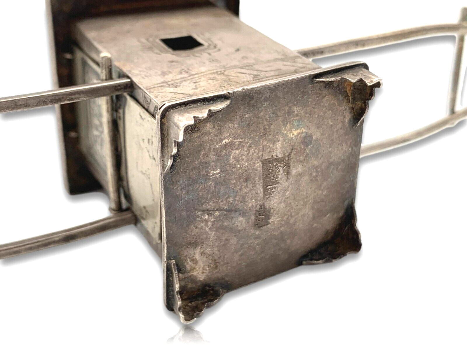 Miniatur Palankin Sänfte Sedan Chair - Silber - China Anfang 20. Jhr Handarbeit8