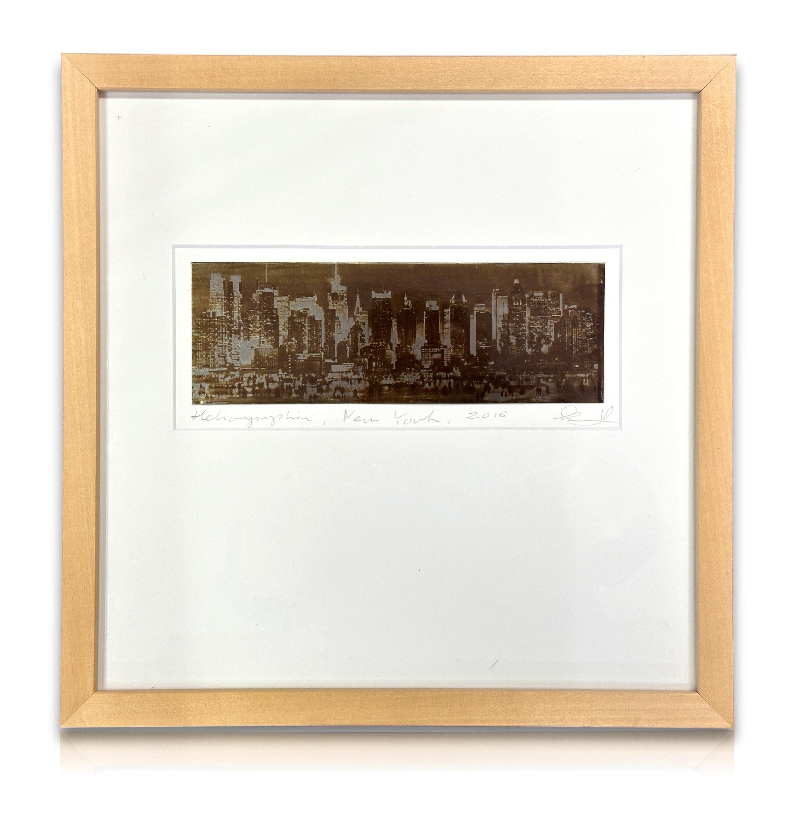 Przemek Zajfert - Heliographie - New York 2016 - signiert - gerahmt Passepartout0
