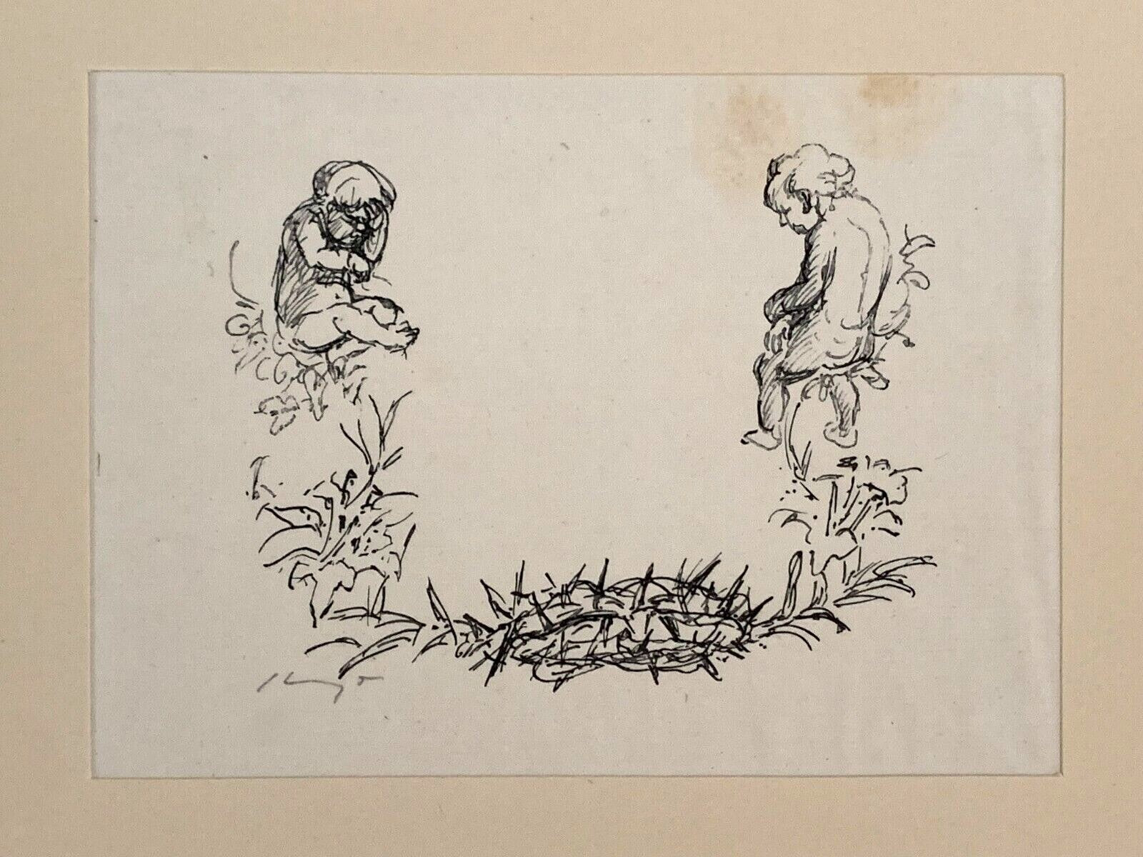 Max Slevogt 1868-1932 - Lithographie - Szenische Illustration - signiert 0