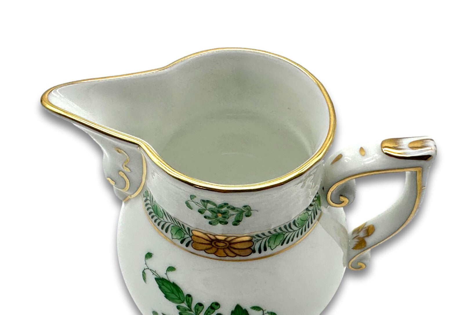 Herend 635 AV - Sahnekännchen - Porzellan - Apponyi Green - Handbemalt - Ungarn5