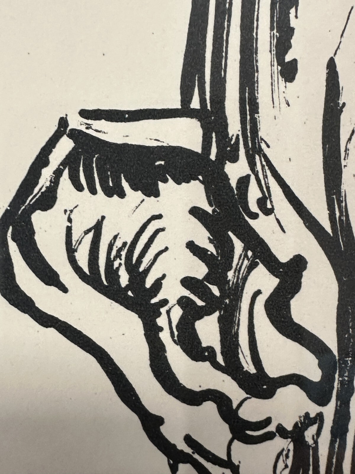 Ludwig Meidner (1884–1966) - Original-Lithografie 1920 - Selbstbildnis - gerahmt4