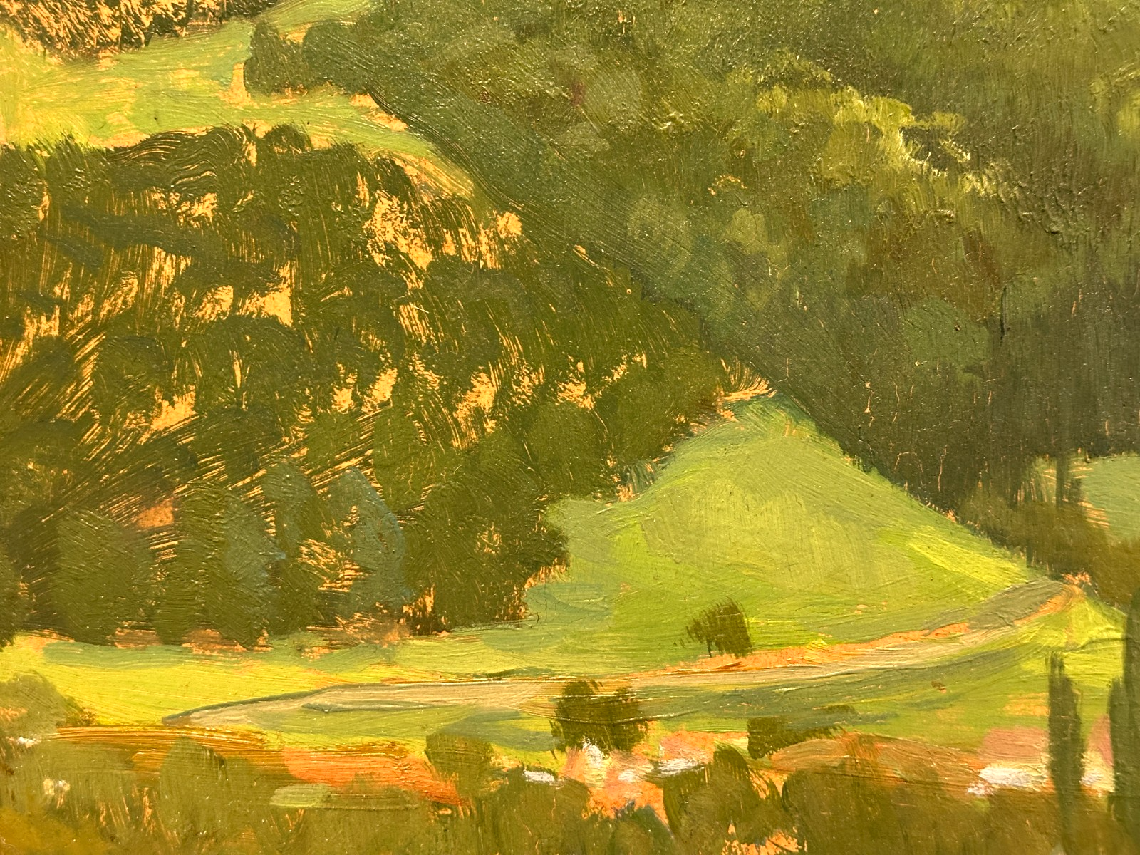 Eugen Krauss (1881–1962) – Kaiserberge Hohenstaufen Rechberg Stuifen - Öl auf Pl3