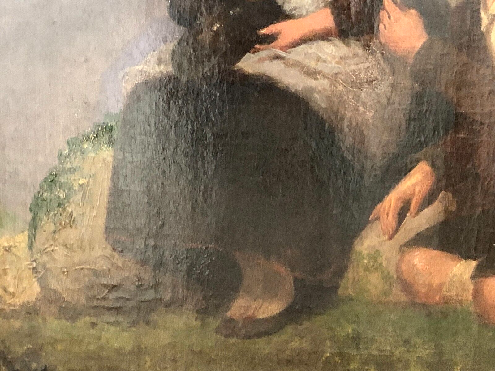 August Vischer 1821-1898 - Öl auf Leinwand - Romantik - Genremalerei - signiert8