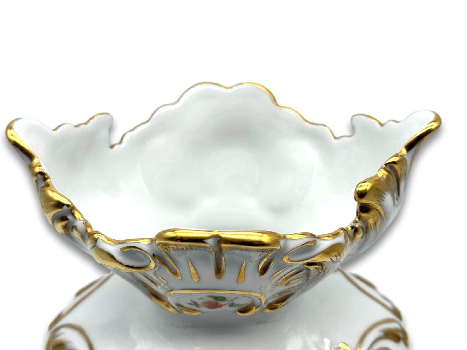 Herend 6663/PBR - Prunkvase Vase - Porzellan - Petit Bouquet De Rose Handbemalt6
