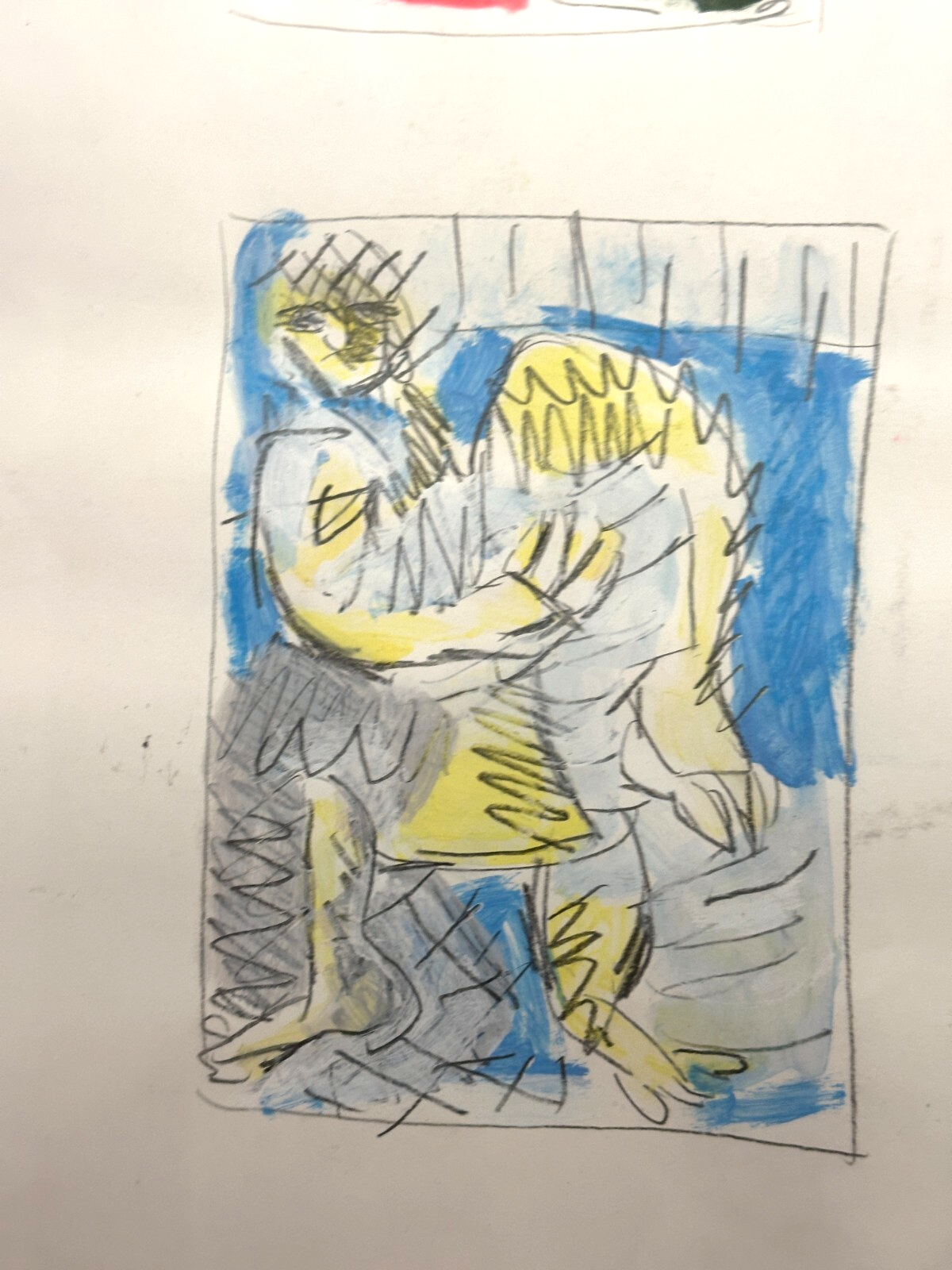 Ursula von Gierke (UvG) - 1982 – Transformation, 6-teilige Komposition signiert3