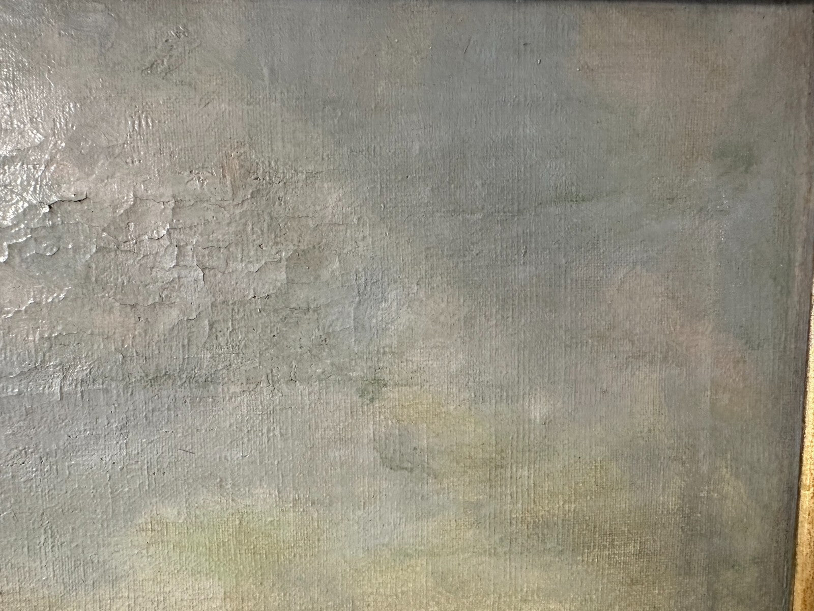 Öl auf Leinwand - A. Moser - Landschaftsgemälde - Voralpen um 18805